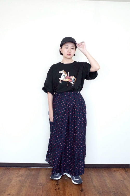 00 NEW オーバーTシャツ【Petite Go-Round/木馬】