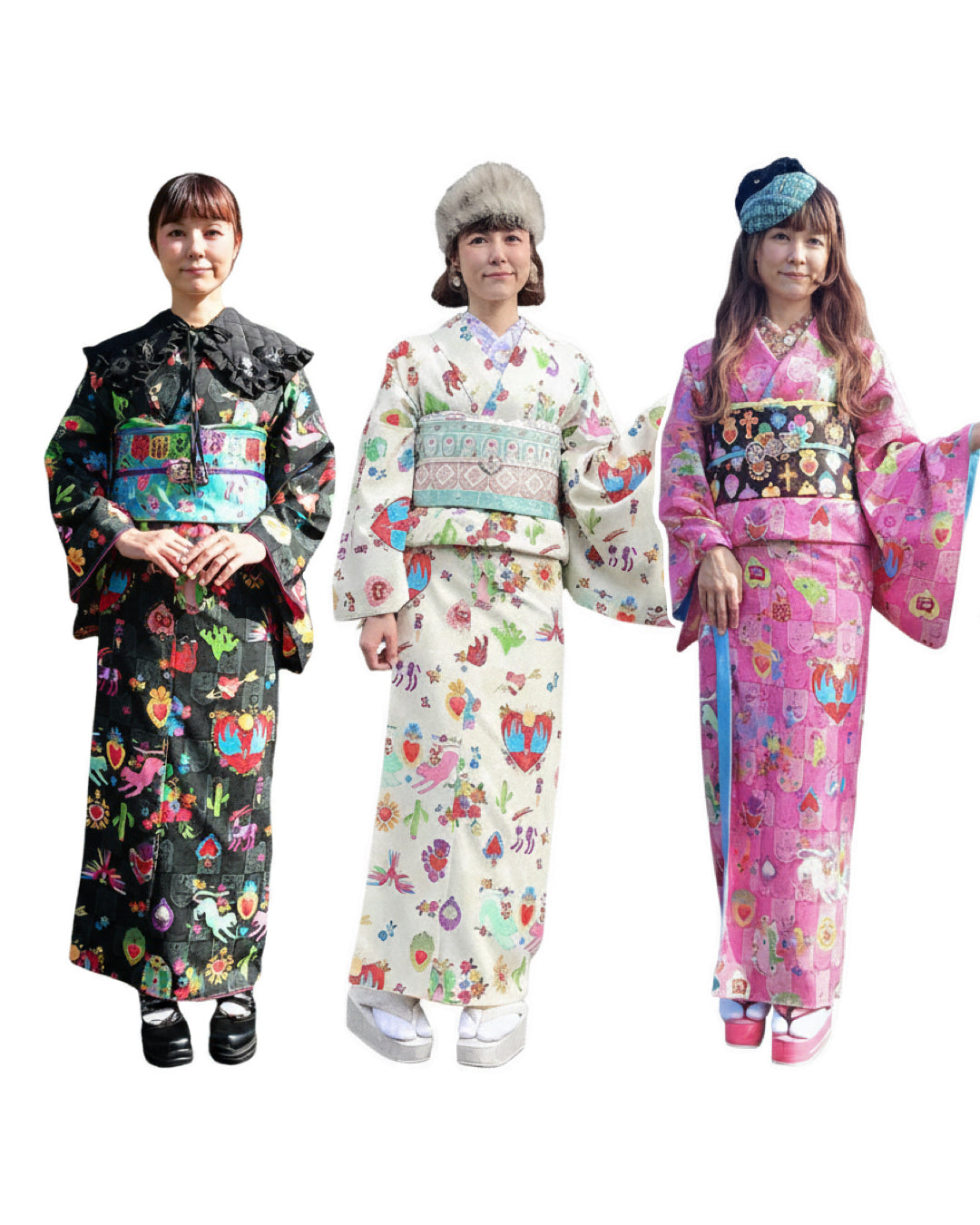 00 NEW【Corazón de México  】 袷/シルジェリー/受注