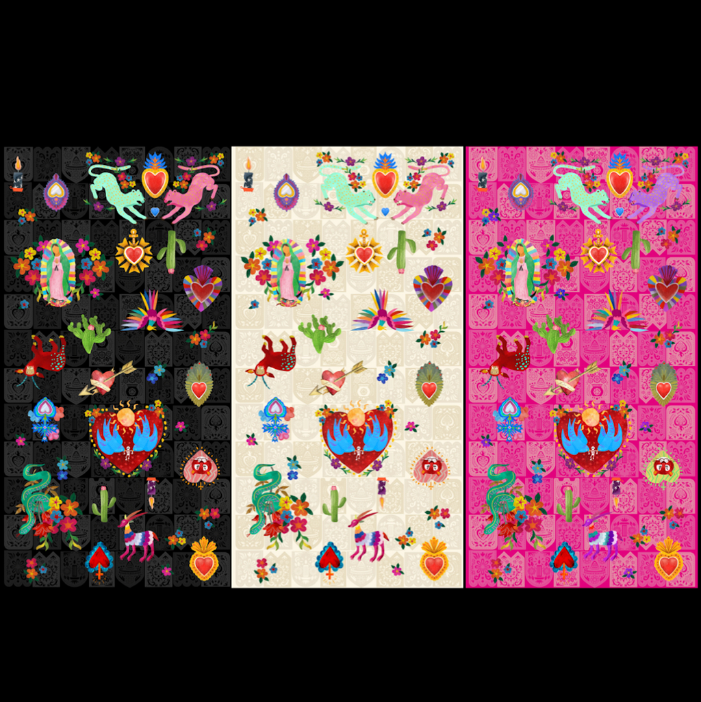 00 NEW【Corazón de México  】反物/シルジェリー八掛つき/即納品