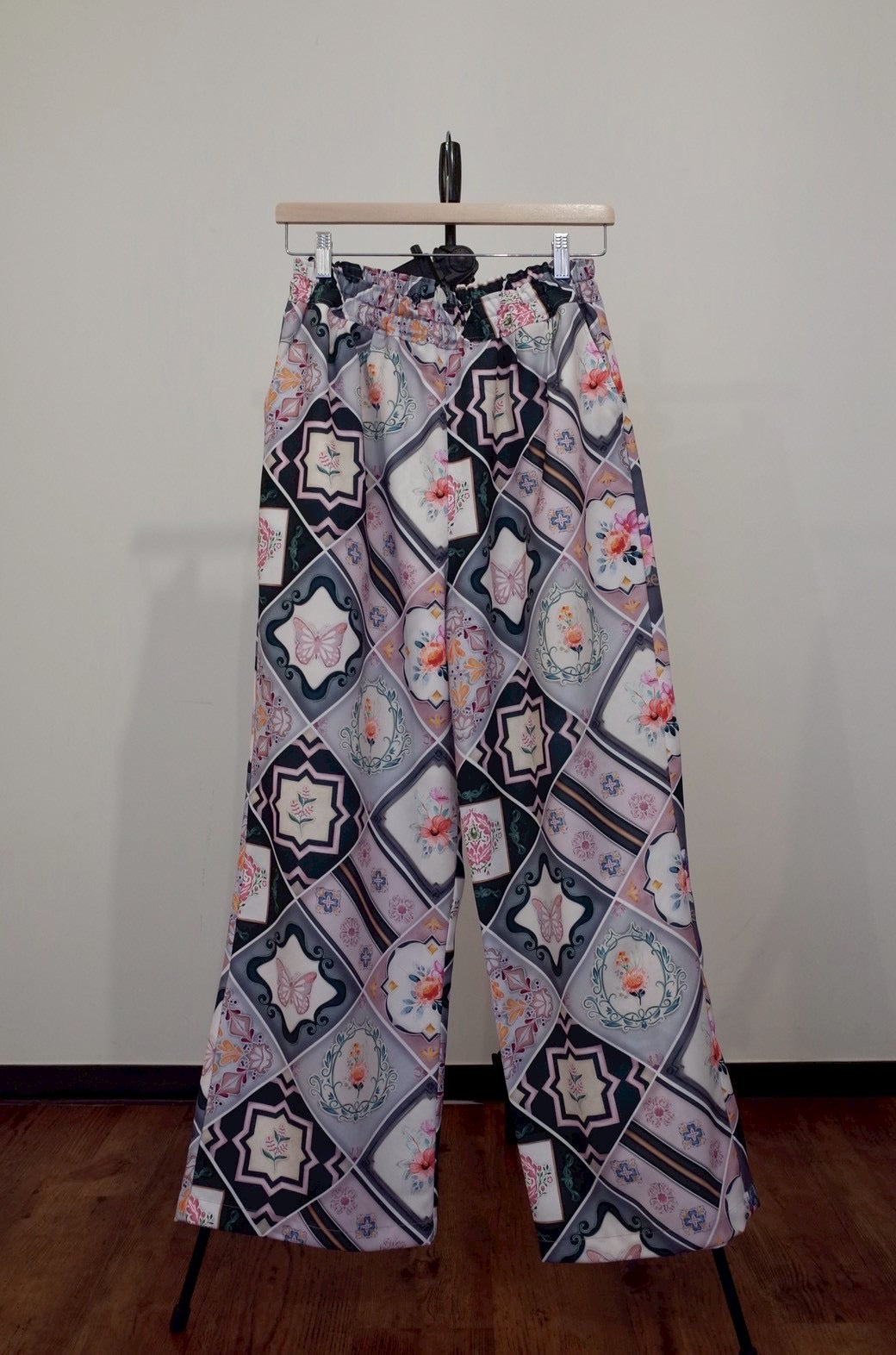 02 ワイドパンツ【マジョリカタイル】受注