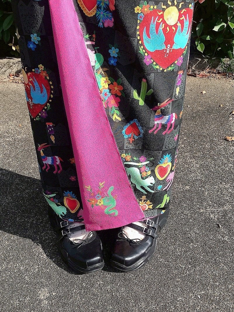 00 NEW【Corazón de México  】 袷/シルジェリー/受注