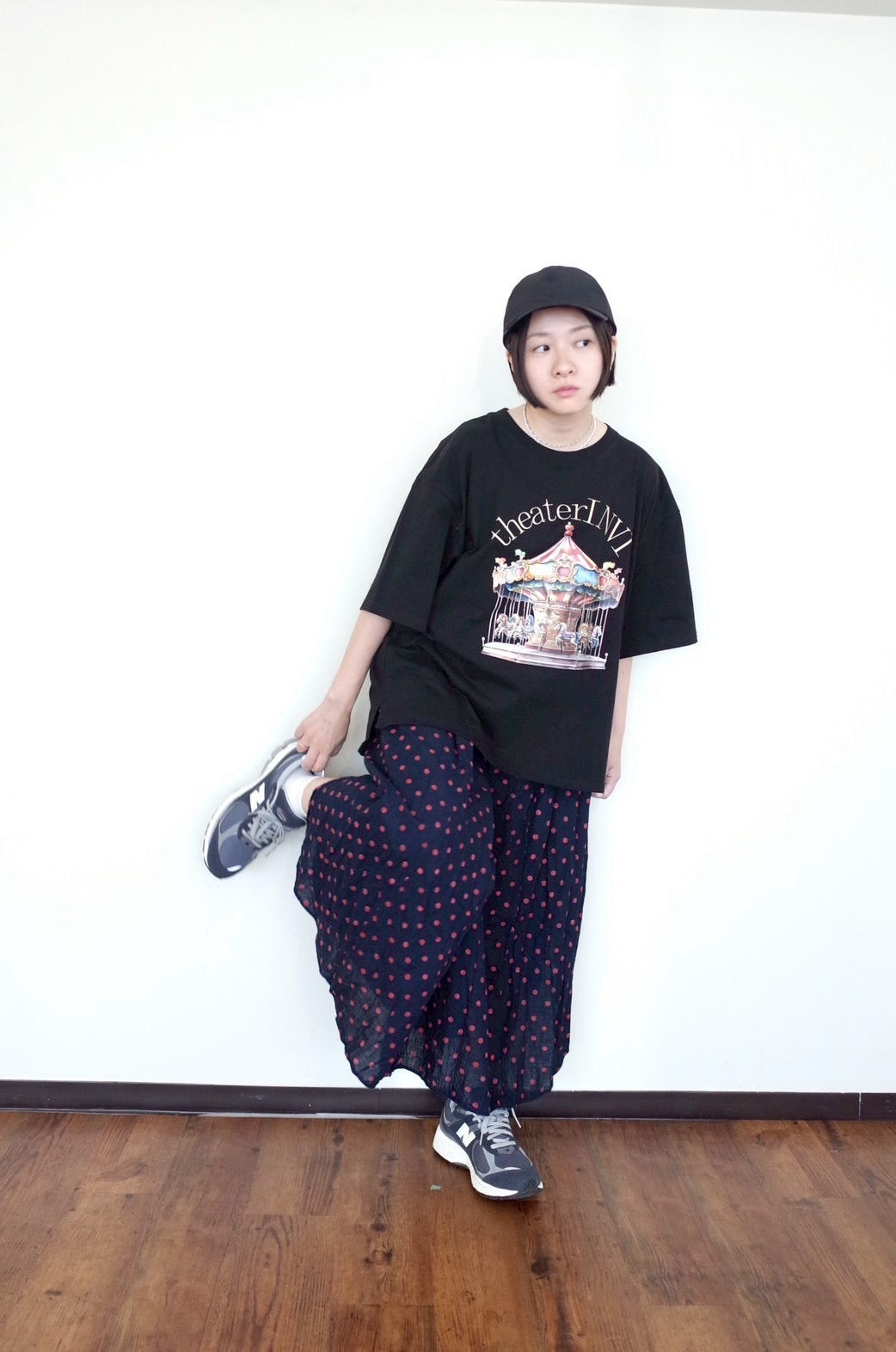 00 NEW オーバーTシャツ【Petite Go-Round/メリー】