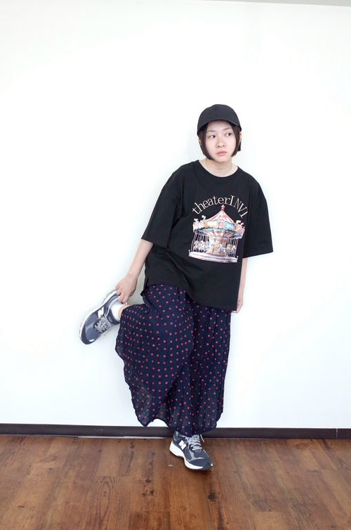 00 NEW オーバーTシャツ【Petite Go-Round/メリー】