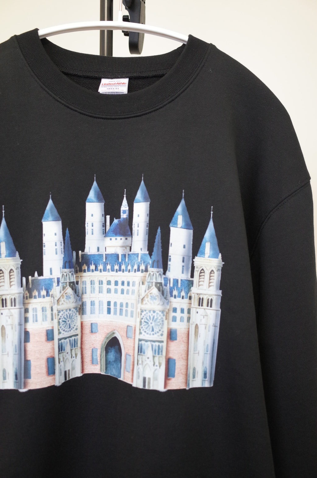 L【castle】スウェット white&Black
