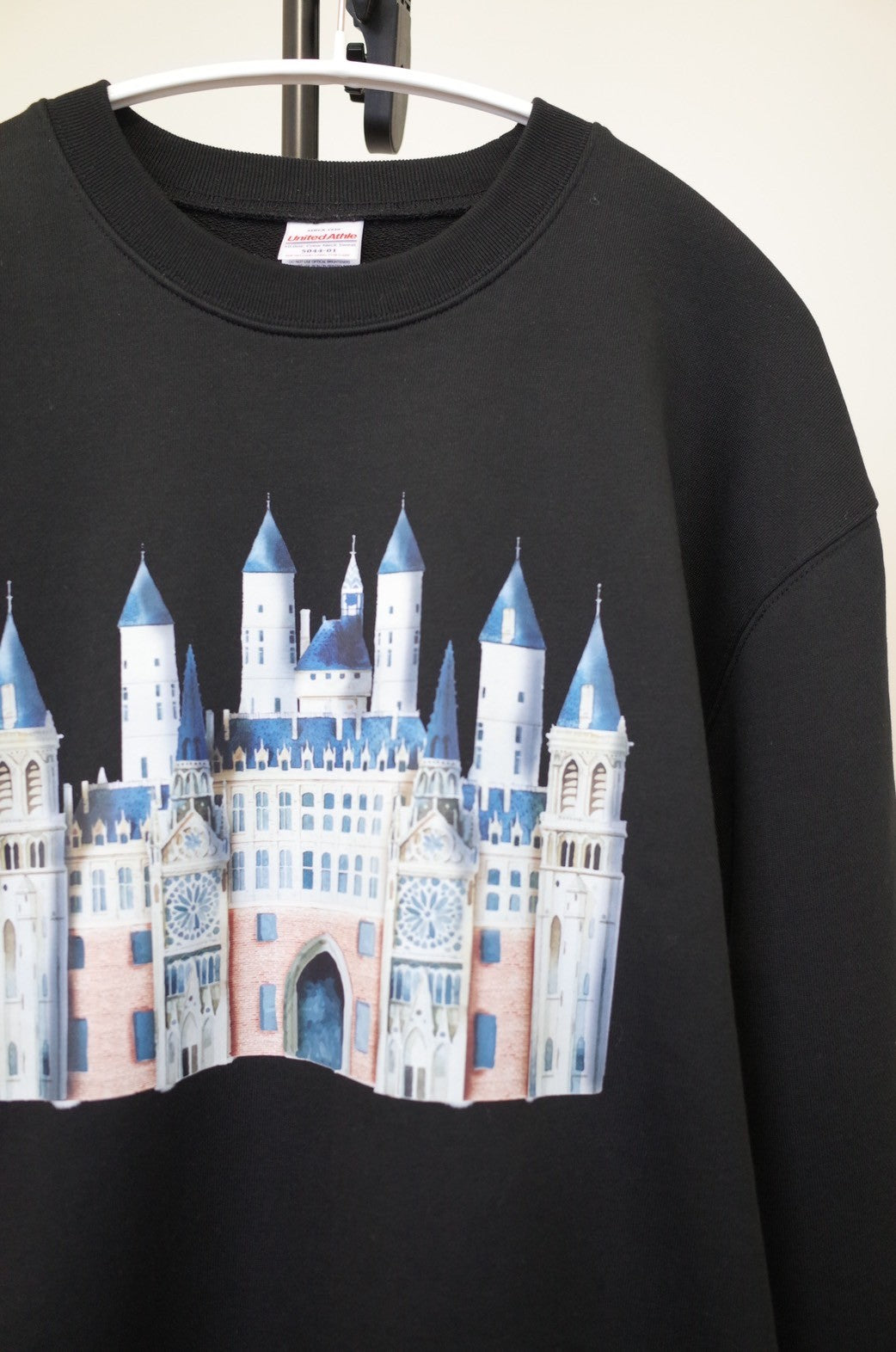 スウェット【castle】white&Black