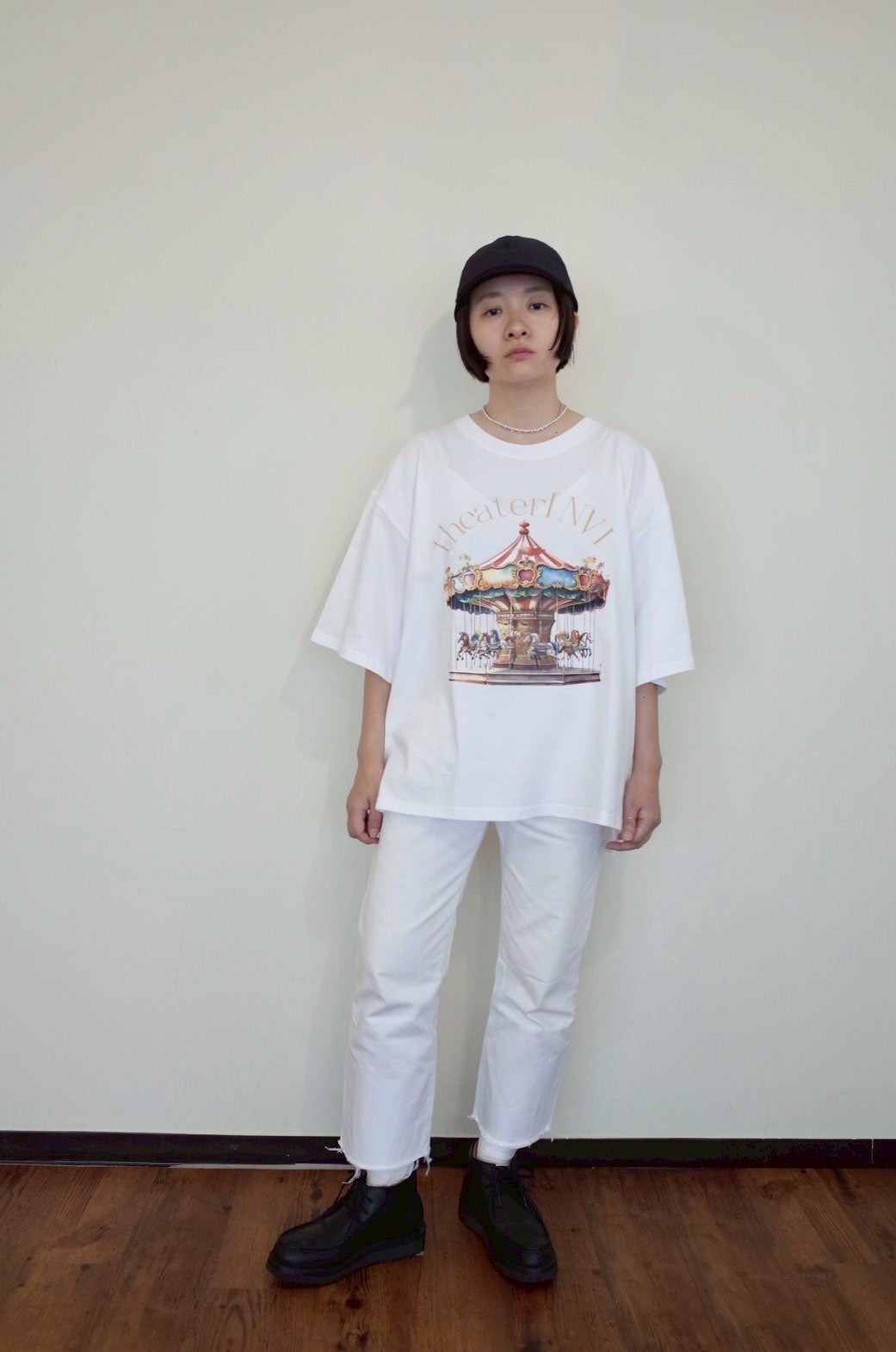00 NEW オーバーTシャツ【Petite Go-Round/メリー】