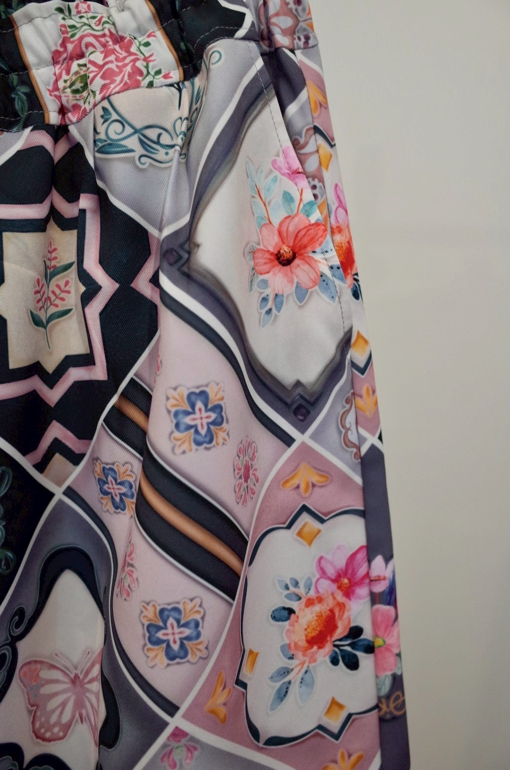 02 ワイドパンツ【マジョリカタイル】受注