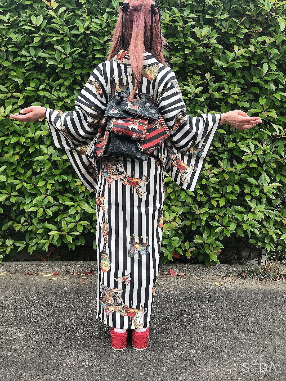 theater invi 今季半幅帯 Petiet Go Round リバーシブル