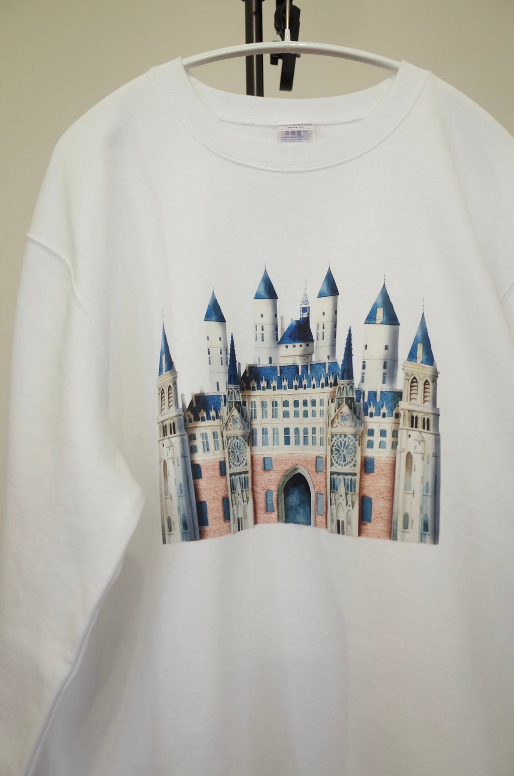 L【castle】スウェット white&Black
