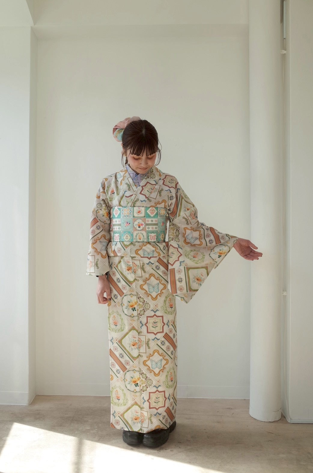 02 半幅帯【マジョリカタイルスクエア】