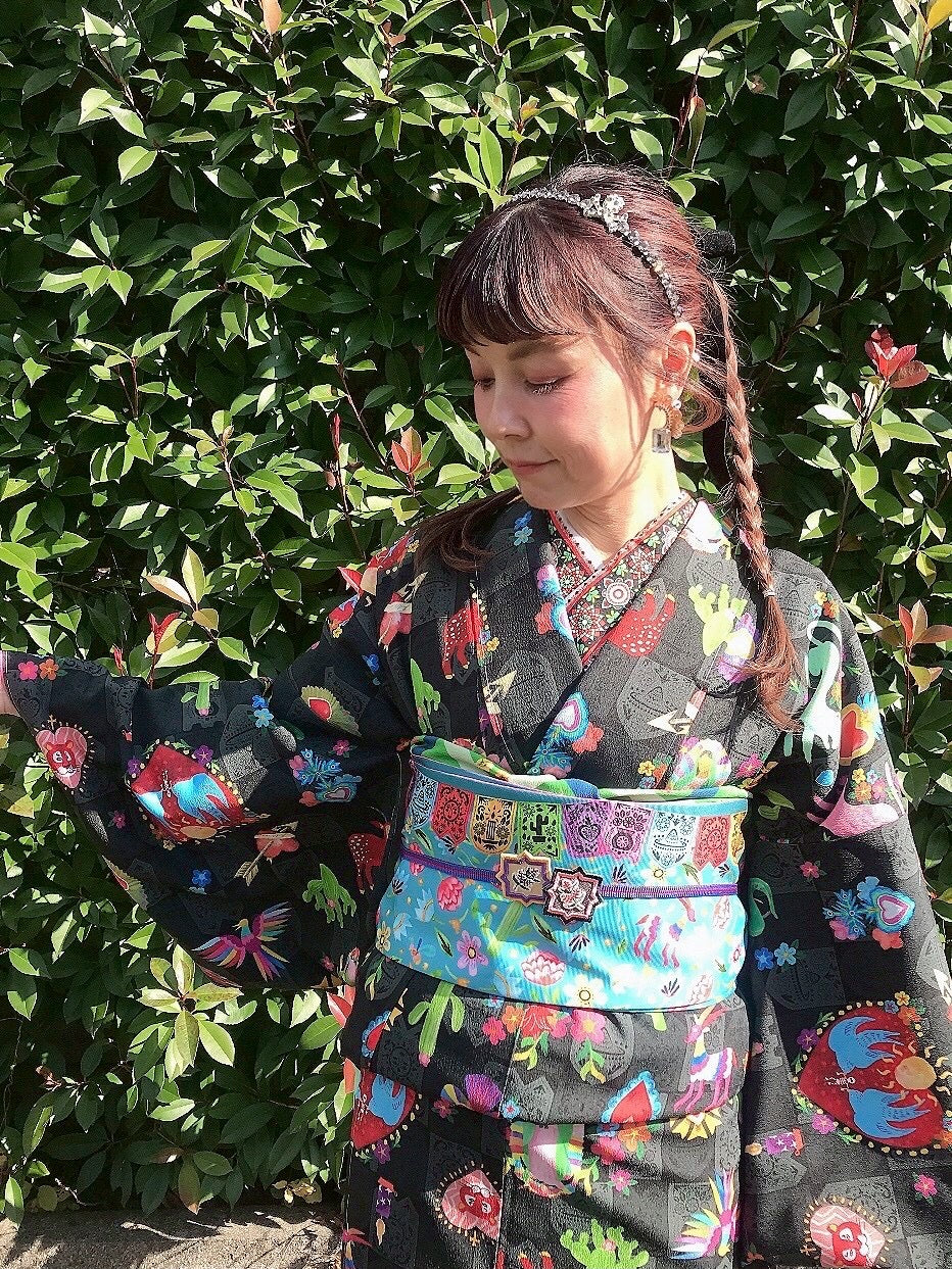 04 半幅帯【Mexicoガーランド】