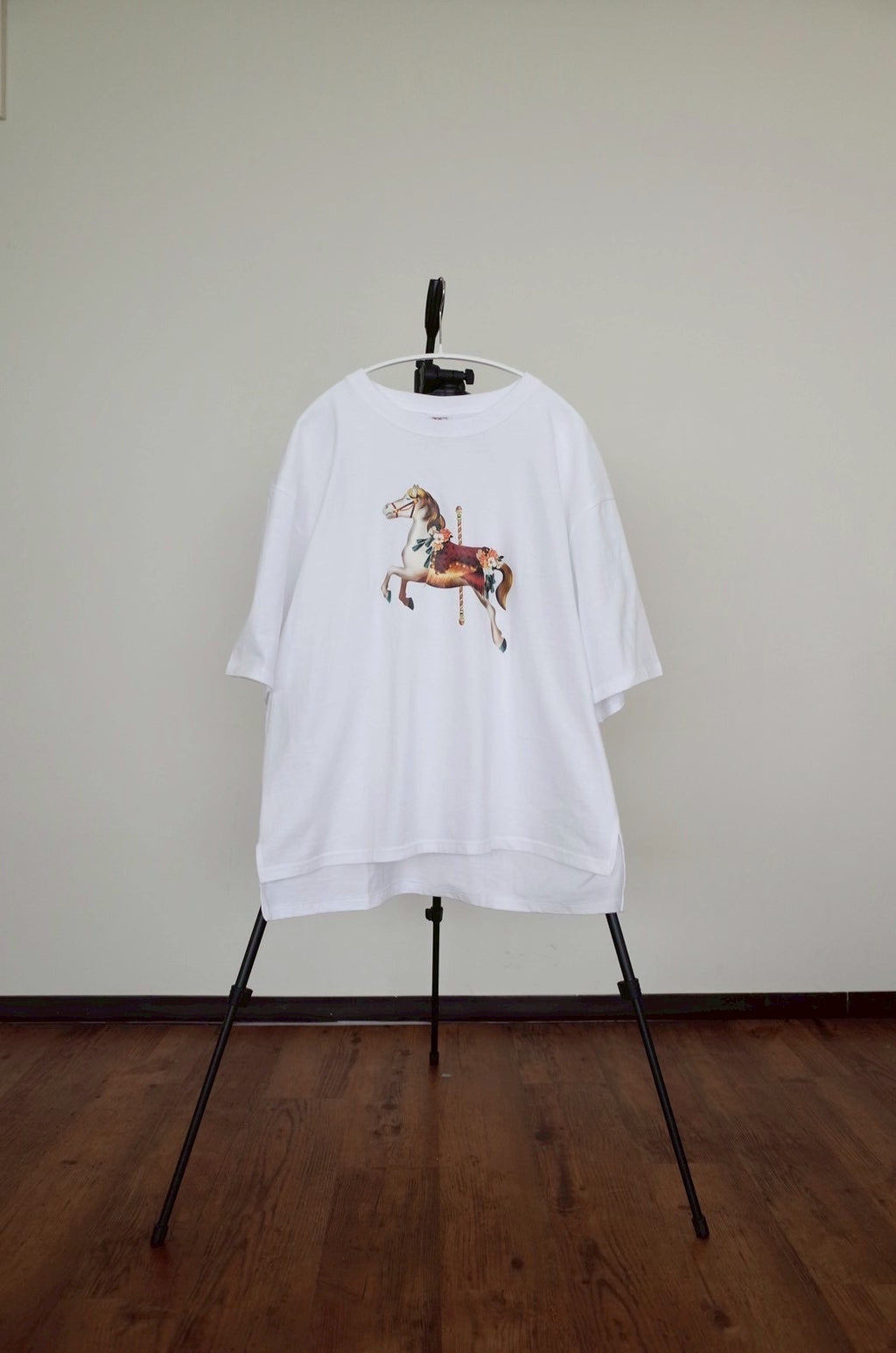 00 NEW オーバーTシャツ【Petite Go-Round/木馬】