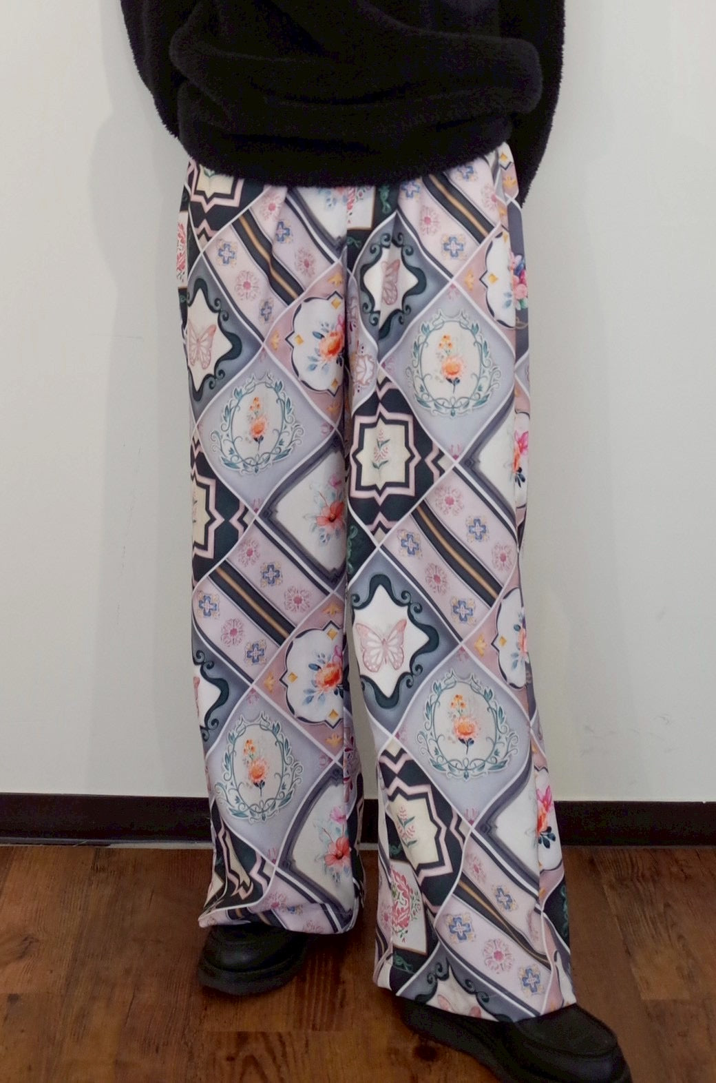 02 ワイドパンツ【マジョリカタイル】受注