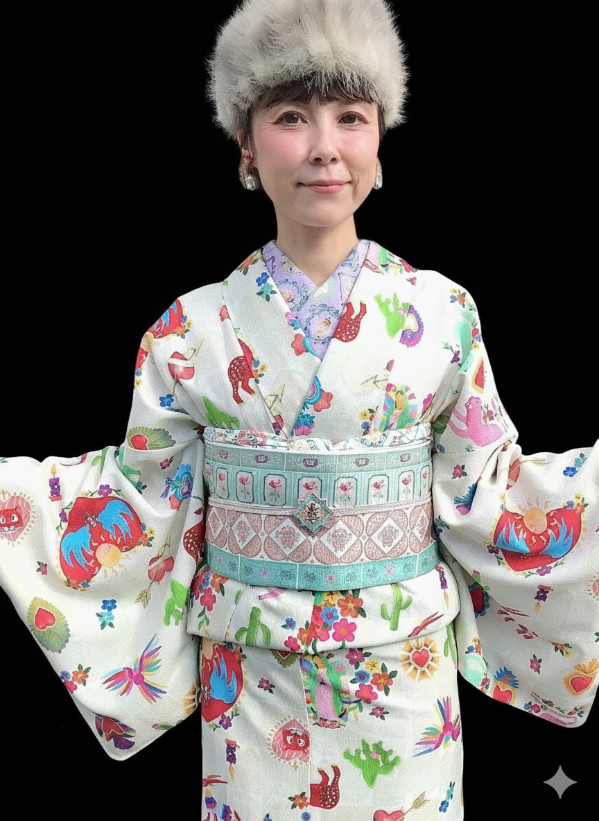 02【マジョリカタイル星花】帯留