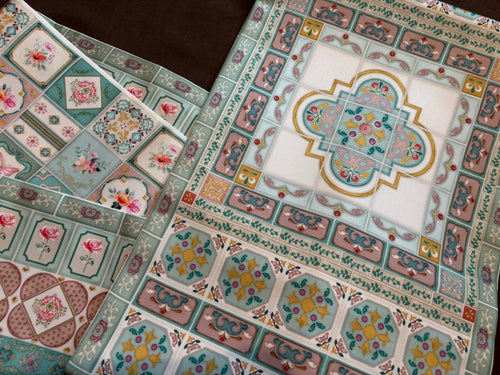 02【マジョリカタイル】名古屋帯