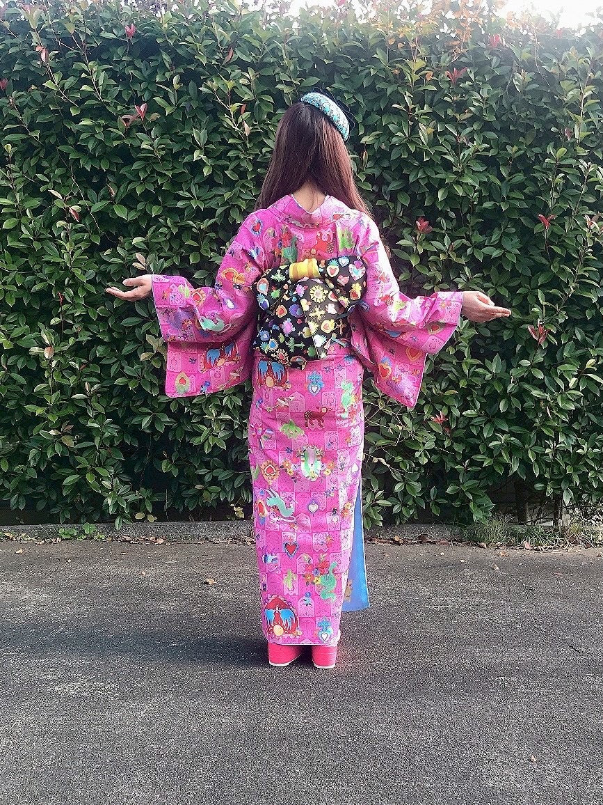 00 NEW【Corazón de México  】 袷/シルジェリー/受注