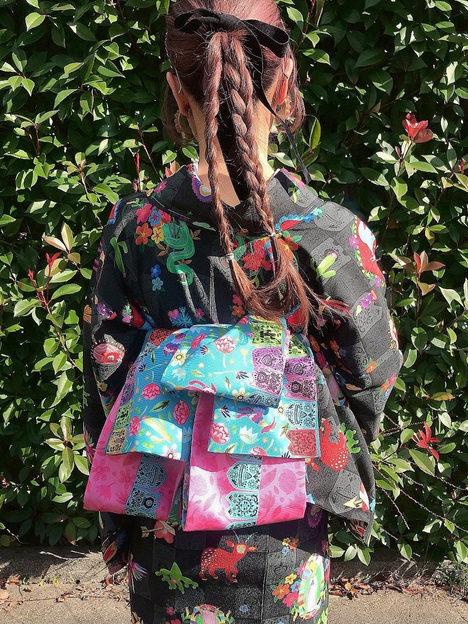 04 半幅帯【Mexicoガーランド】