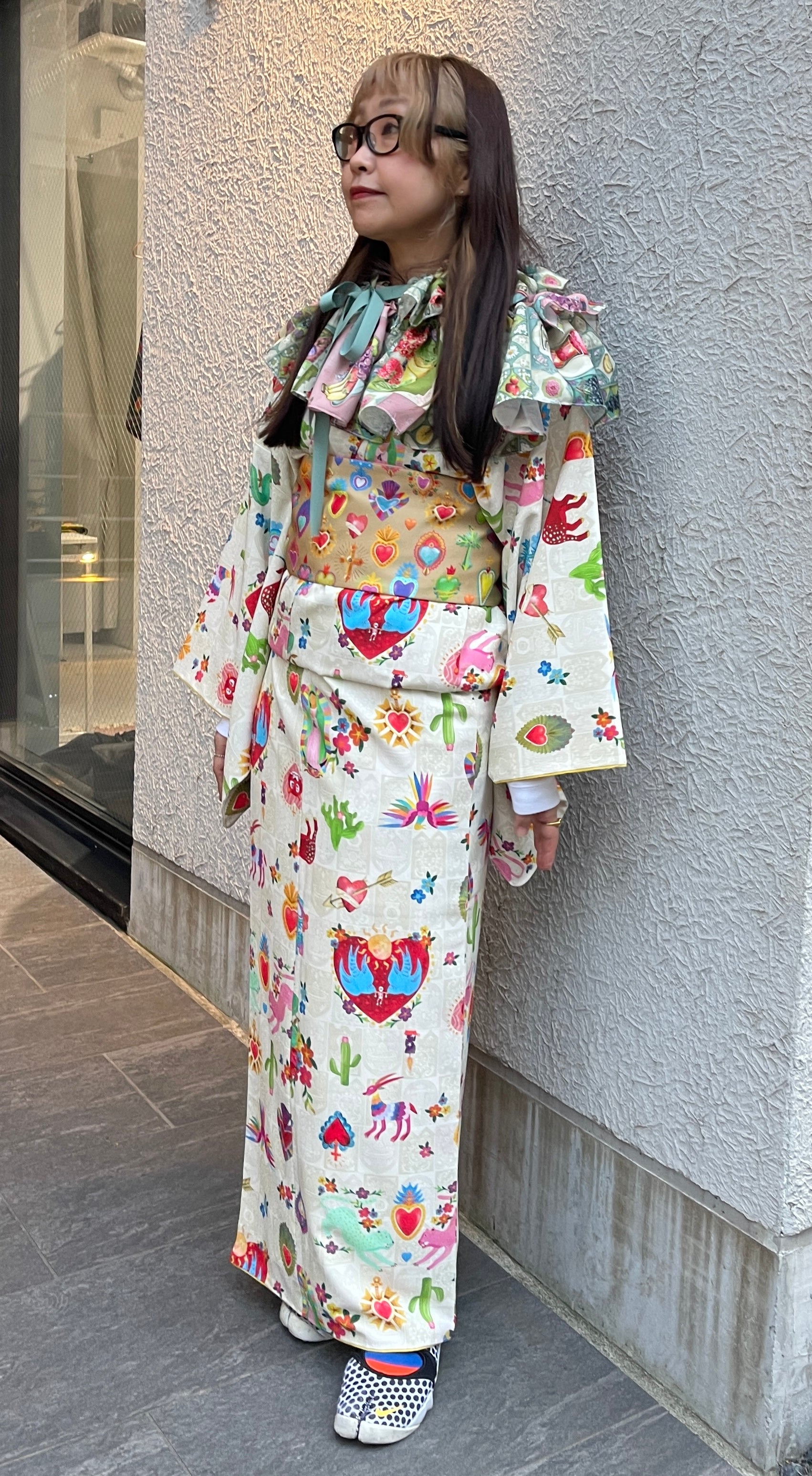 04 半幅帯【Mexicoコラソン】