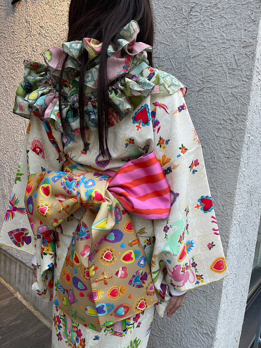 04 半幅帯【Mexicoコラソン】