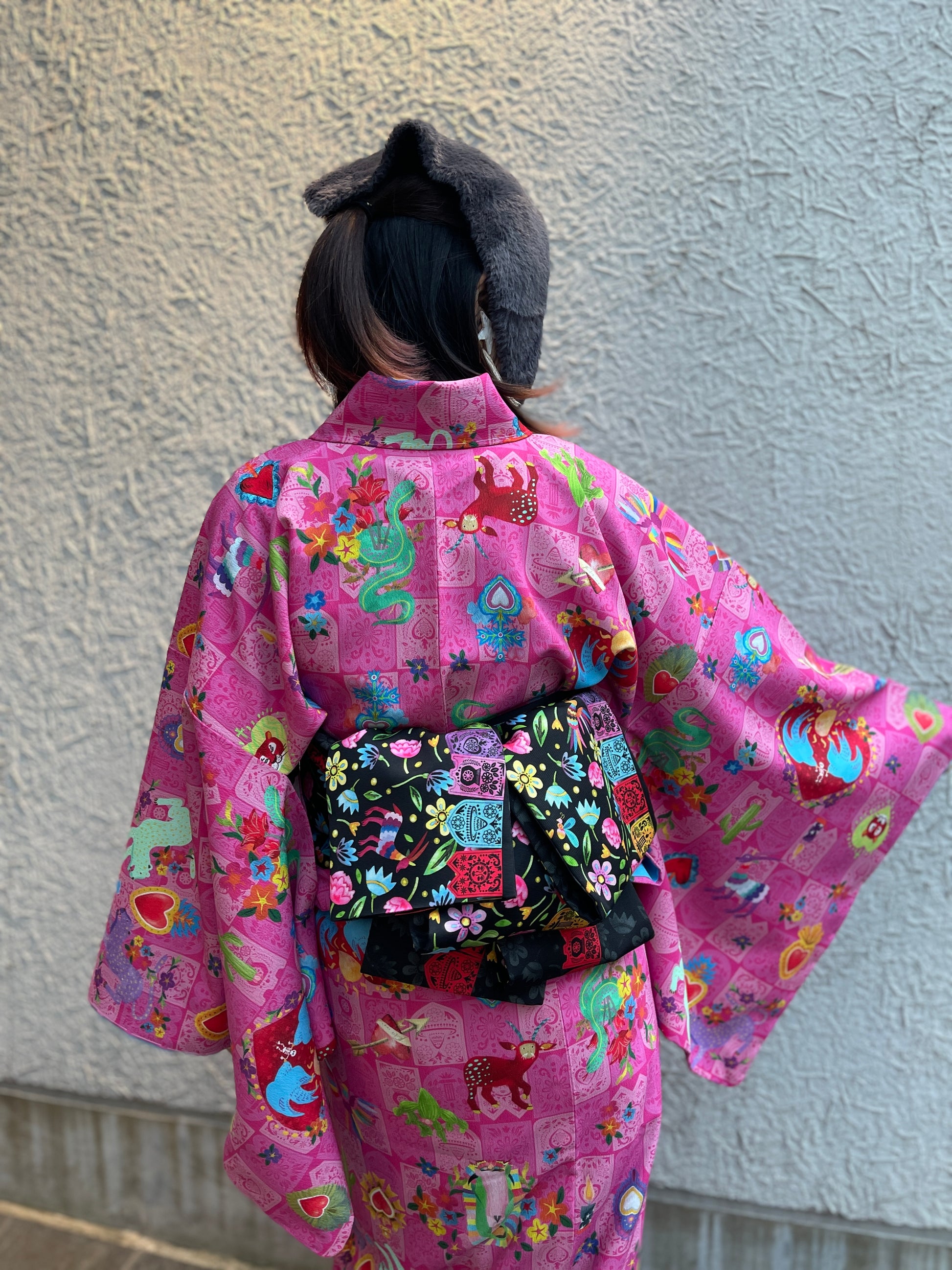 04 半幅帯【Mexicoコラソン】