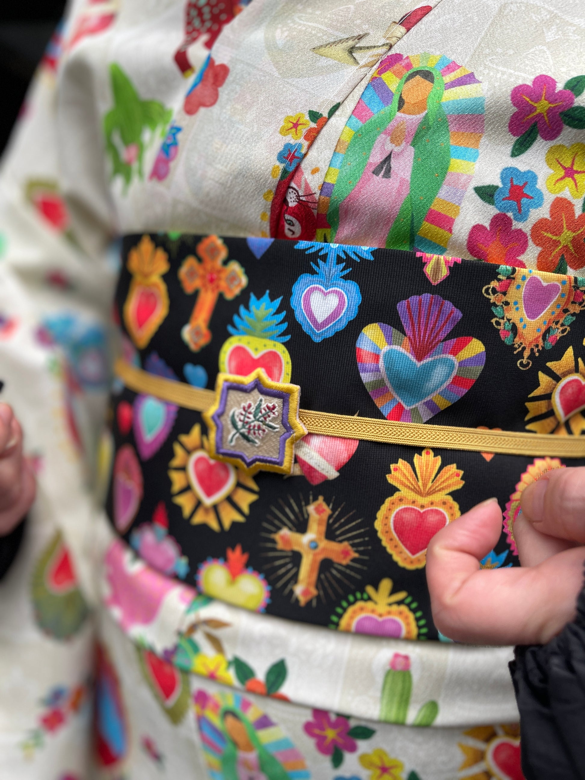 04 半幅帯【Mexicoコラソン】