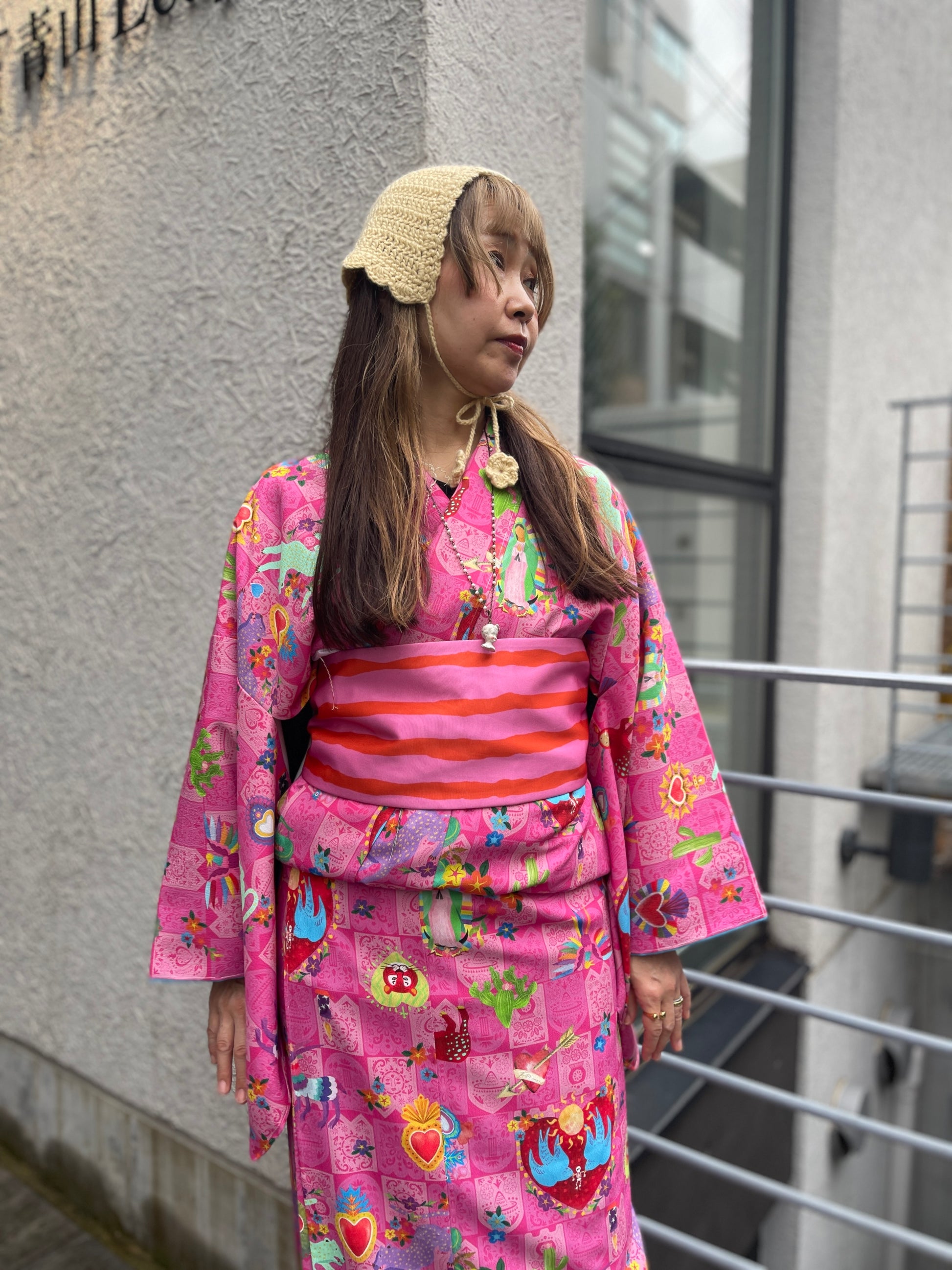 04 半幅帯【Mexicoコラソン】