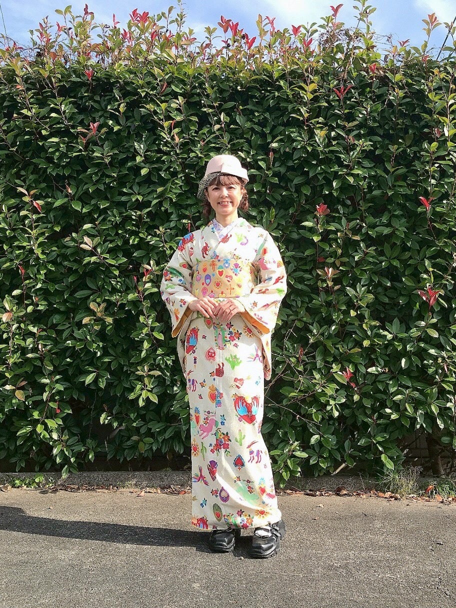 04 半幅帯【Mexicoコラソン】