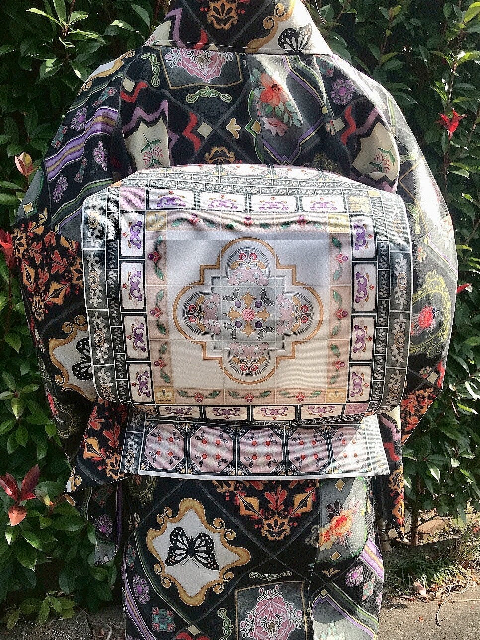 02【マジョリカタイル】名古屋帯