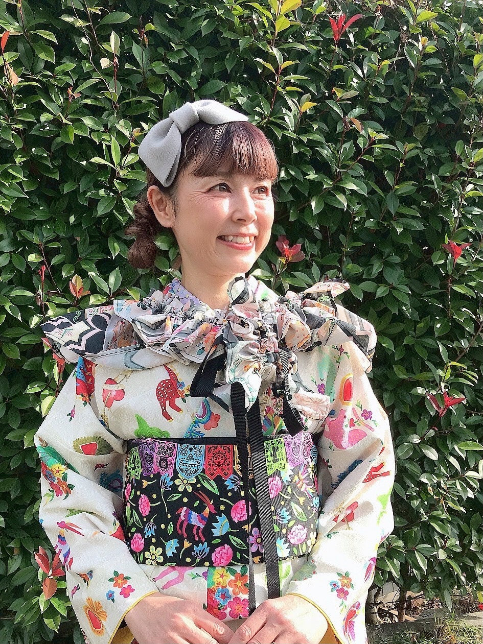 04 半幅帯【Mexicoガーランド】