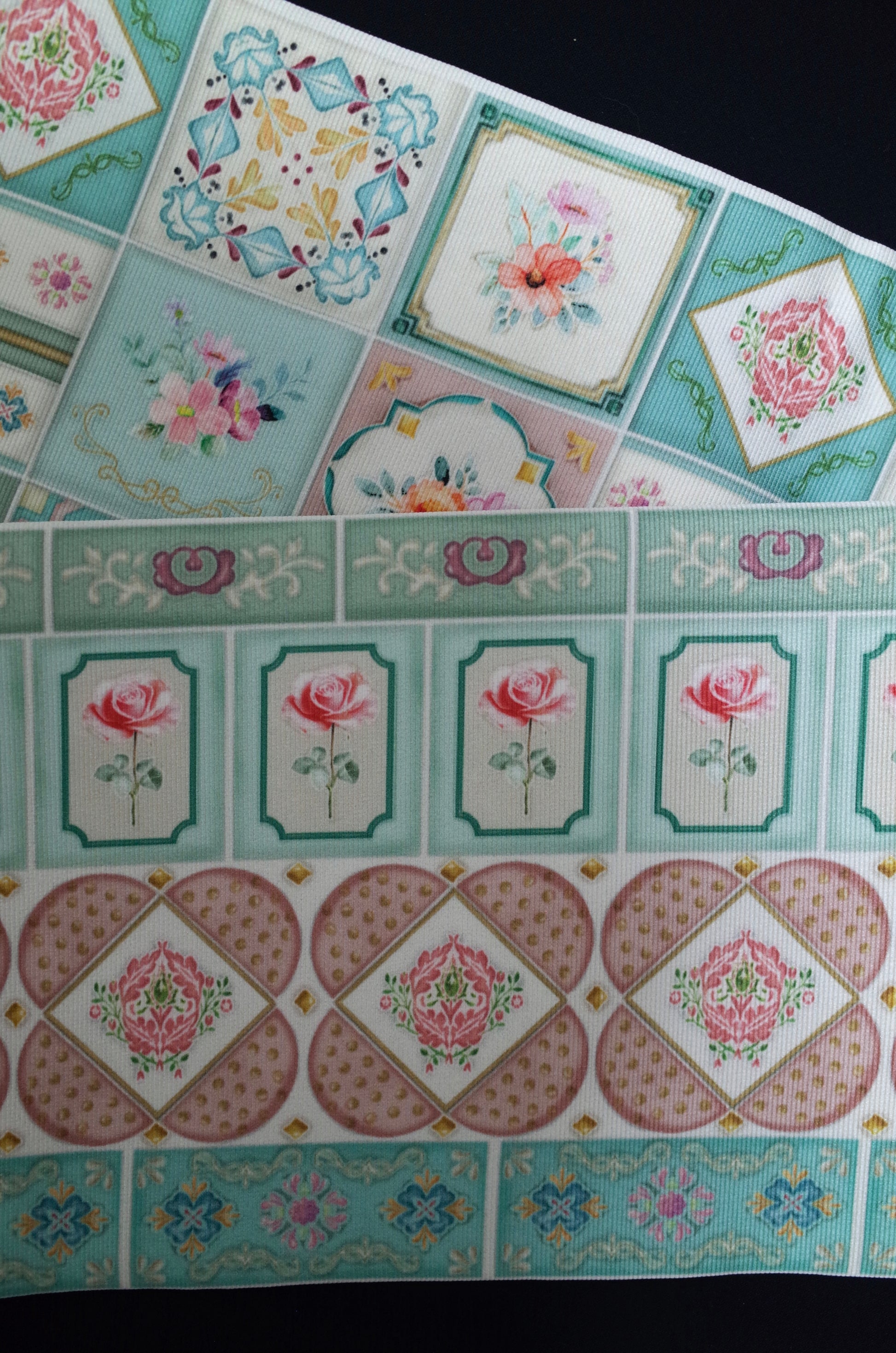 02【マジョリカタイル】名古屋帯