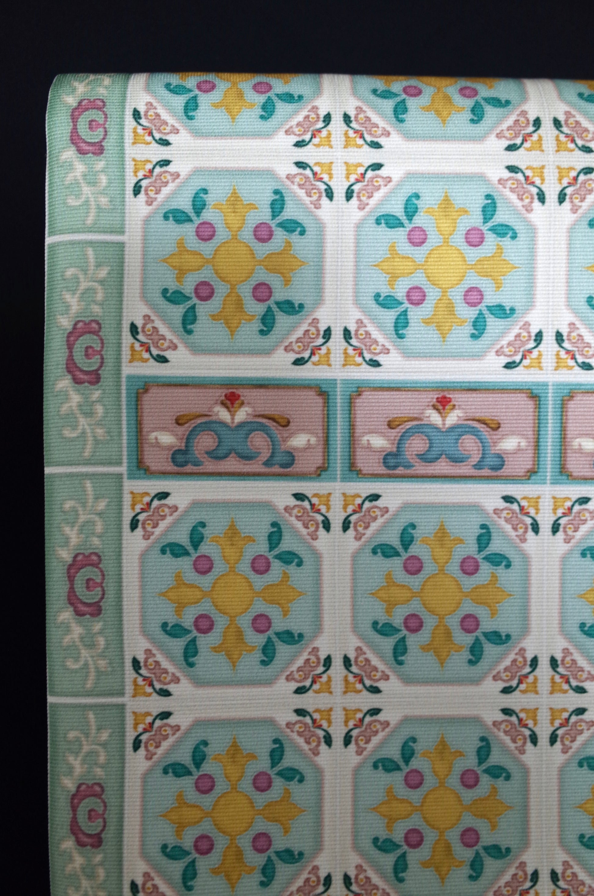 02【マジョリカタイル】名古屋帯