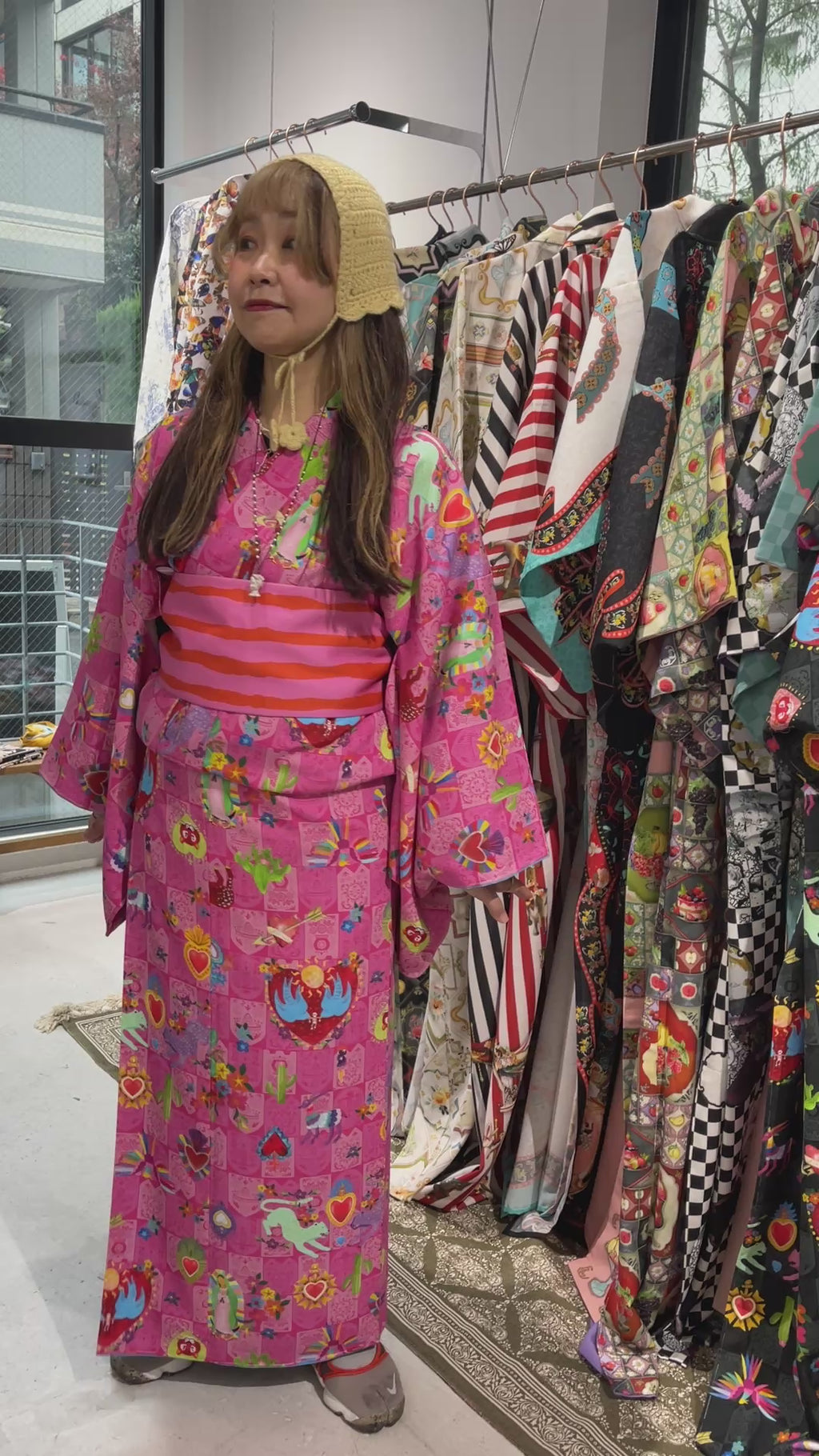 04 半幅帯【Mexicoコラソン】